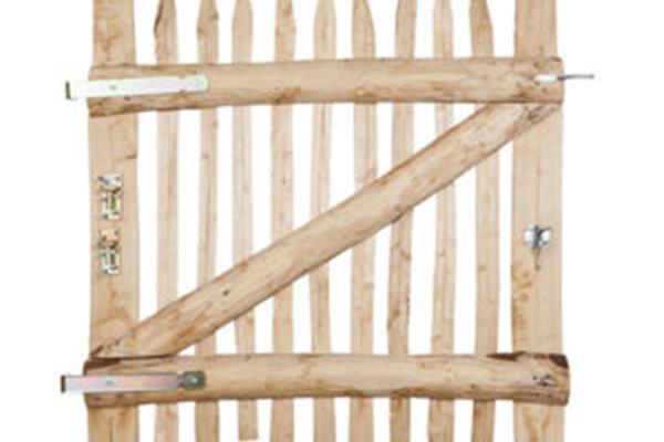 kastanje poort inclusief beslag